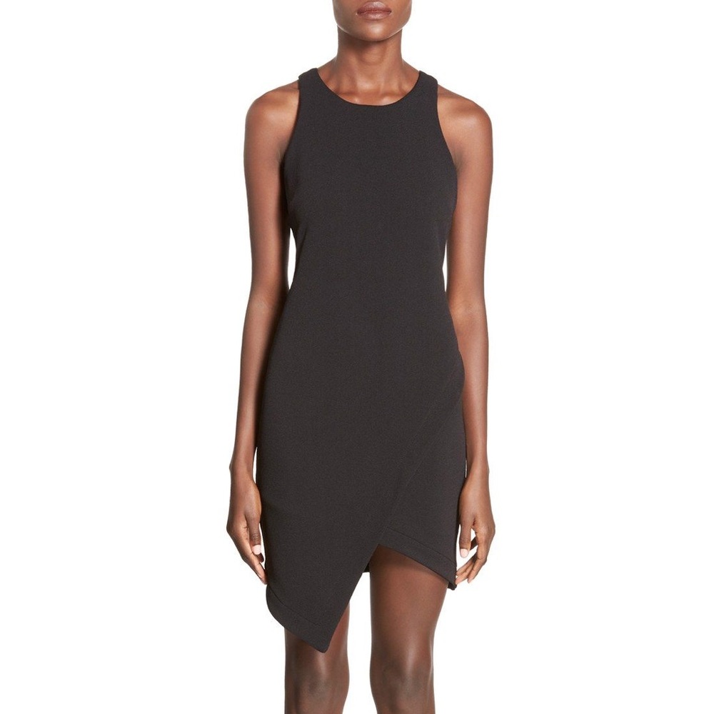 Leith Nordstrom Stretch Crepe Mini Dress